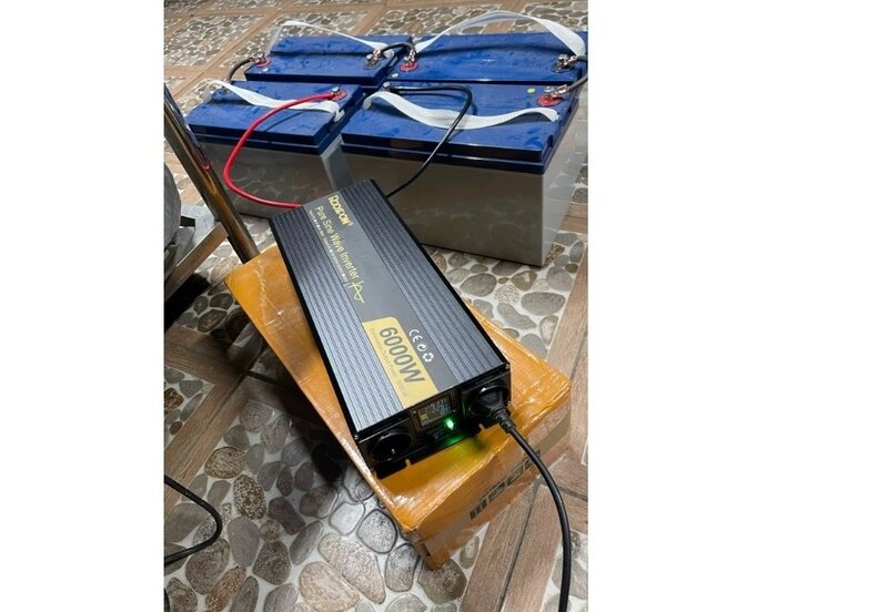 Invertor off grid 48V 6000W unda sinus pura sigilat + miniinvertor 48V